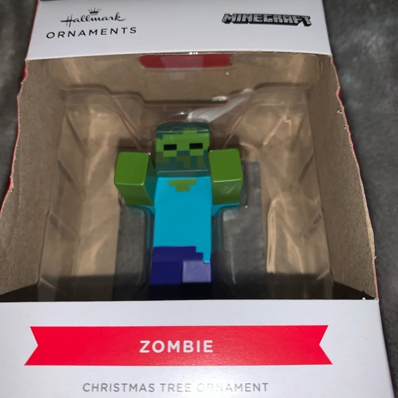 Hallmark Minecraft Zombie Christmas Tree Holiday Ornament New - Picture 3 of 4
